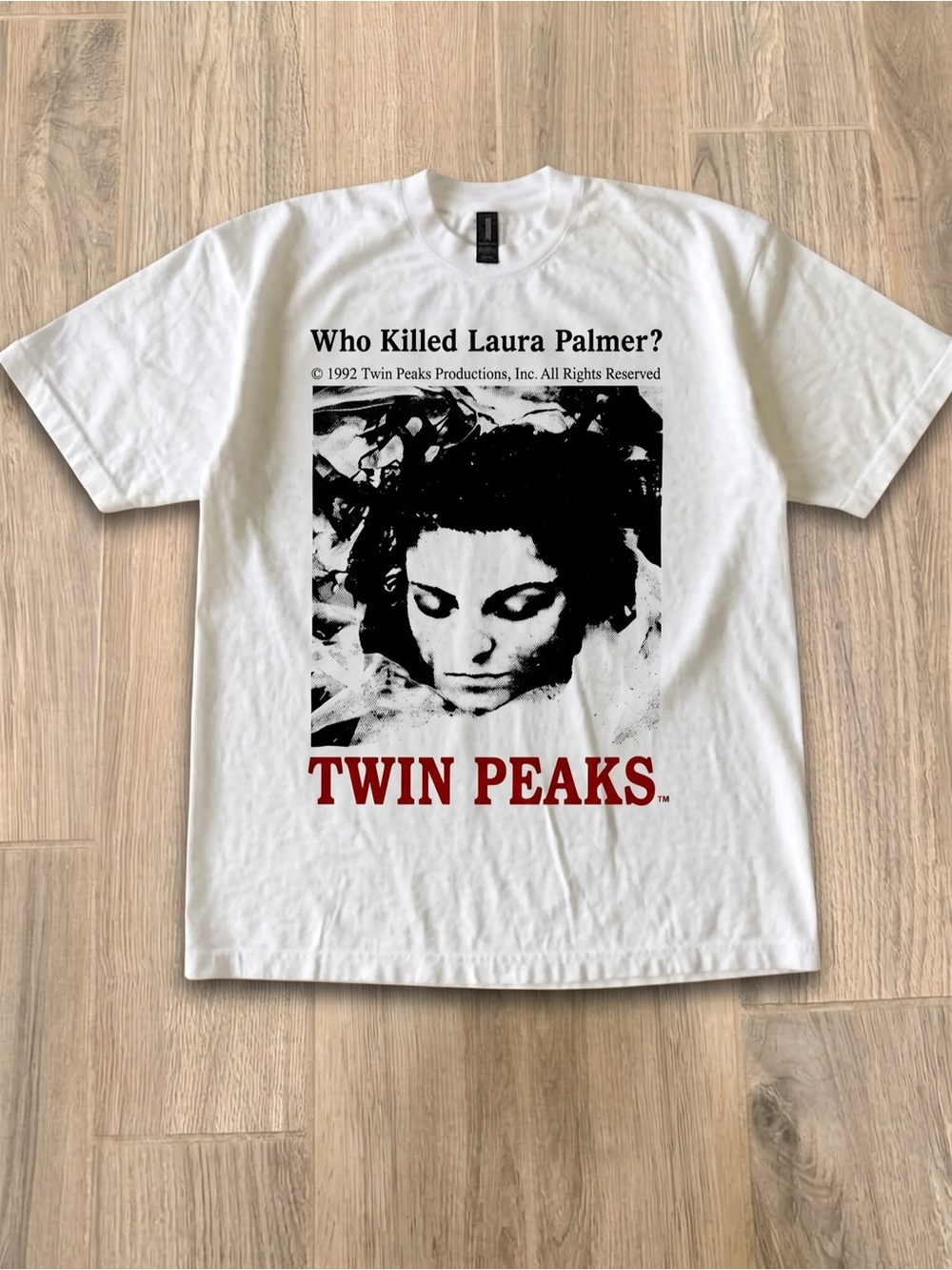 Twin Peaks Who Killed Laura Palmer
Graphic Vintage Retro White T-Shirt
